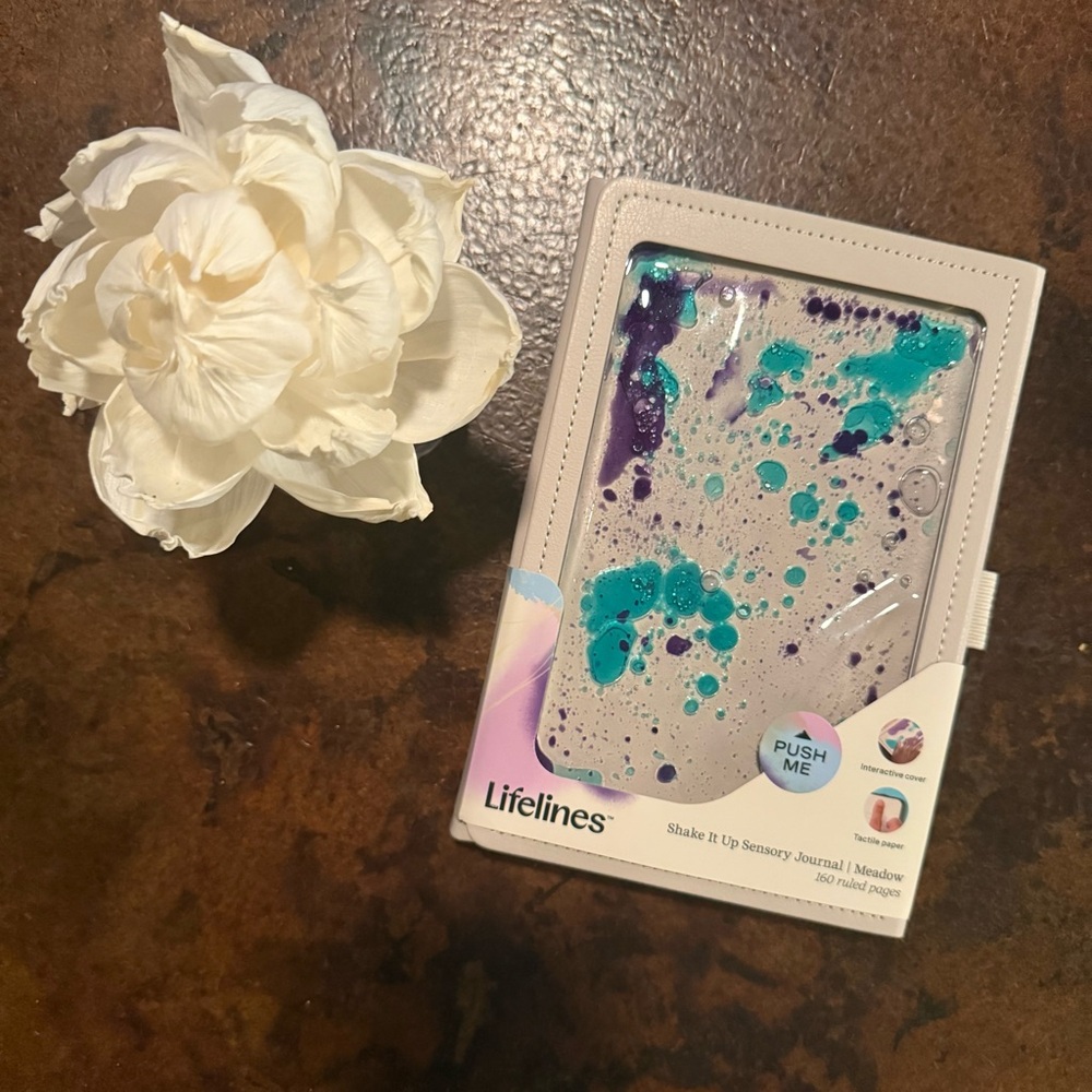 Lifelines Sensory Journal with Teal and Purple Design